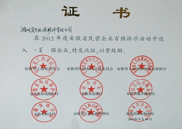 民营百强企业